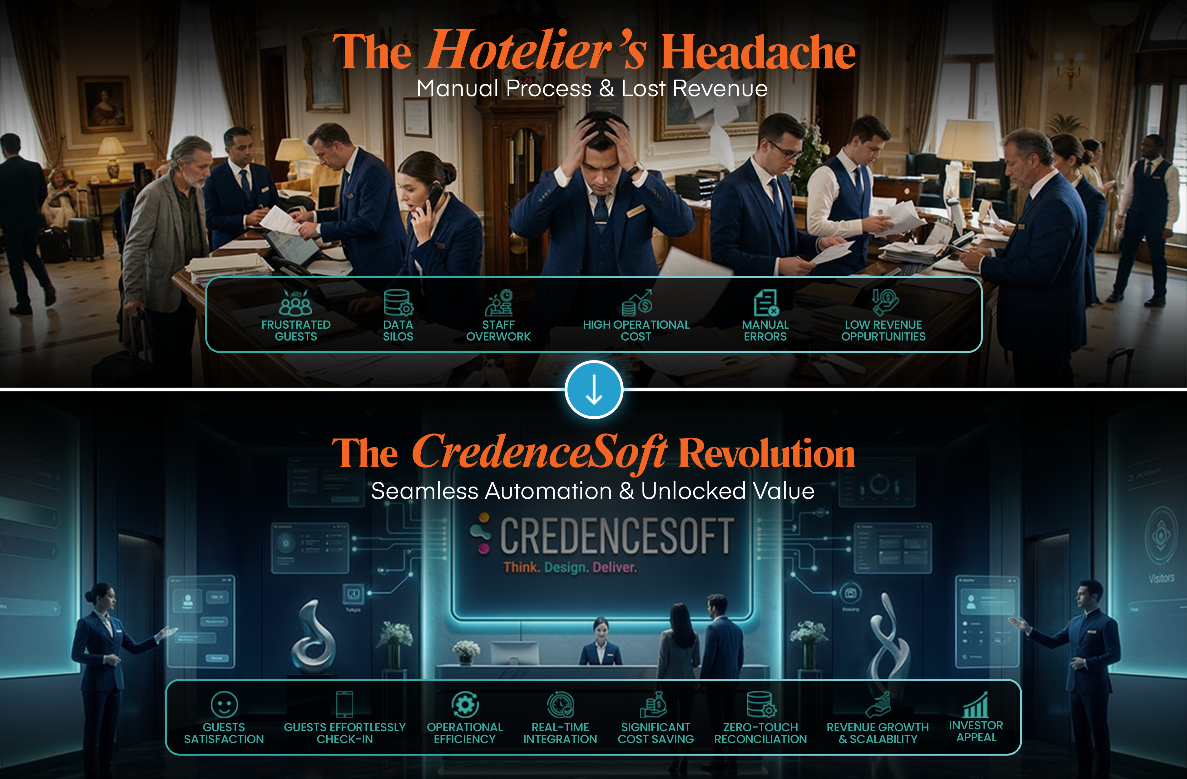 The Hotelier's Headache vs The CredenceSoft Revolution